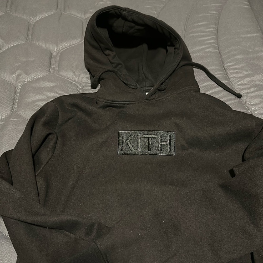 Kith Box Logo Hoodie - Black - Size Medium